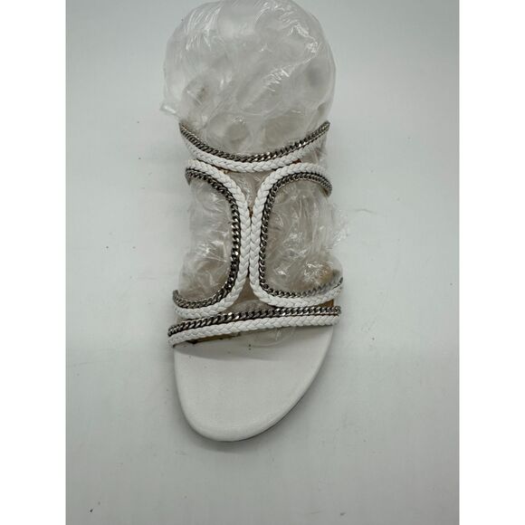 Stuart Weitzman SamoaSandals for Women Samoa Flat Sandal Sz 6.5 White - Picture 8 of 9